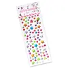 Adesivo de diamante autoadesivo acrílico acessórios para moldura de foto diy adesivo de diamante colorido decoração de superfície de maquiagem de palco infantil adesivo de diamante