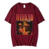 Camiseta de Verão Fina Estampada com Wicken Ultra-Clara Manga Curta Oversize Meia-Manga Masculina Estilo Solto Marca Tendência