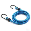 Cuerda de equipaje colorida de alta elasticidad para ciclismo al aire libre, cuerda de sujeción para motocicleta, correa de goma para fijación de maletero con gancho