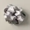 Goma para el pelo estilo coreano de satén de seda con bordes rizados para mujer, adecuada para peinados de moño, coletas bajas y accesorios para el cabello