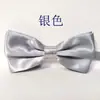 Gancho de Metal para Casamento Camada Dupla Cor Pura Gravata Borboleta Adulto Noivo Casamento Unissex Versátil Formal Estilo Coreano Laço