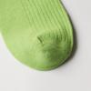 Calcetines personalizados para mujer en primavera y verano, calcetines populares para mujer, algodón peinado bordado aguacate calcetines de barco pequeños frescos, absorventes del sudor y transpirables