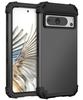 Nueva funda rígida para teléfono 3 en 1 de PC y silicona aplicable para Google Pixel 8Pro 8A, carcasa protectora anticaídas y antigolpes