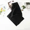 Calça Feminina Wide Leg 2026 Nova Primavera e Outono Reta de Veludo Cotelê Casual Cintura Alta Solta Comprimento Total para Figuras Baixas