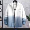 Moda Hombre Casual Camisa de Mezclilla de Manga Larga para Hombre Camisa de Moda 2024