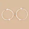 Pulsera de pareja con atracción magnética Runxin, moda simple, pulsera de empuje y extracción, cuerda de mano de Milán para comercio exterior transfronterizo de Europa y Estados Unidos