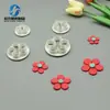 4 Piezas Molde de Corte Flor de Ciruelo sin Mango Lindo Dibujo Animado Molde de Plástico para Pastel Molde para Hornear Molde de Utensilio para Hornear DIY