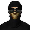Máscara de Montar para Motocicleta al Aire Libre Cubierta Facial 3D Sudadera Deportiva Sombrero a Prueba de Polvo y Frío Forro de Casco Resistente al Viento
