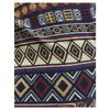 Tecido Jacquard de Seda Dourada Estilo Étnico Personalizado Poliéster Seda Prata Tecido Jacquard Padrão Escuro Tingido em Fio Toalha de Mesa Almofada Roupa