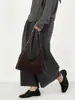 Bolsa Feminina de Axila, Transversal de Couro Genuíno Fosco, Nicho de Luxo Casual Popular Bolsa de Ombro Hobo Bolinho