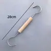 Ganchos para Loja de Roupas, Ganchos S, Cabides de Corda de Cânhamo, Adereços de Exibição, Painéis de Exibição de Madeira, Pregadores de Calça, Argolas para Lenço