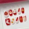 Exhibición de Uñas Artísticas Transfronteriza, Colección de Muestras de Uñas Portables, Puntas de Uñas Ovaladas