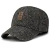 Gorra de otoño e invierno para mediana edad, gorra de papá Joker informal a prueba de viento para exteriores, gorra de béisbol tipo cúpula de lana engrosada, venta al por mayor