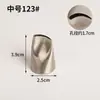 Bico de Confeitar Pétala de Rosa em Aço Inoxidável 304 Estilo Coreano para Pasta de Feijão Glacê Cinco Pétalas Flor Bico de Confeitar Reta Boca Plana 104