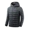 Nueva Chaqueta de Plumón Blanca de Pato para Invierno al Aire Libre, Mismo Estilo para Hombres y Mujeres, Cálida, Ligera, con Capucha, Cortavientos, Chaqueta Deportiva para Pareja