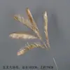 Flores Artificiales Doradas, Arreglo Floral de Cubeta de Bendición de Año Nuevo, Material Floral para Salón de Bodas de Eucalipto y Frutos de Acebo, Adornos Chinos