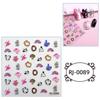 Zhengxiang transfronterizo 2023 pegatinas para uñas relieve 5D Halloween Navidad niños europeos y americanos pegatinas para uñas personalizadas venta al por mayor