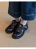 Zapatos Mocasines con Tacón Oculto de Flor de Camelia 2026 para Mujer, Zapatos de Cuero de Moda Retro para Viajar, Zapatos Individuales Versátiles de Suela Gruesa