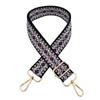 Nova alça de ombro larga com diamante jacquard colorido, espessada, redutora de peso, alça longa, acessórios para bolsa, alça de ombro, bolsa crossbody