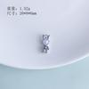 DIY acessórios de jóias atacado estrela lua urso arco liga incrustada strass pérola tag pingente