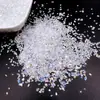 Transmissão ao Vivo Fragmentos de Vidro Iridescente Deslumbrantes Material de Preenchimento DIY para Porta-Retratos e Acessórios de Decoração para Unhas
