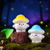 Elfo Hongo Lindo Caja Sorpresa Dibujo Animado Adorable Escritorio Clásico Figura Resina Creativa Pequeño Regalo