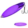 Lentejuelas biseladas de colores metal vibración al por mayor tres anzuelos señuelo Luya boca de caballo boca inclinada pez negro pez mandarín cebo artificial