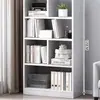 Estante de Livros Simples Prateleira de Chão Pequena Estante de Livros Armário de Armazenamento Prateleira Laminada Quarto Sala de Estar Armário de Armazenamento Armário com Subdivisões