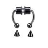 Piercing de Nariz Magnético de Acero Inoxidable Transfronterizo Bola Redonda Bola Cónica Anillo de Nariz Sin Agujero Cadena Uña Magnética para la Nariz Aretes