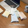 Bragas Sexys de Encaje Semitransparentes de Tiro Medio Ligeras Sin Costuras Cobertura Total Bordado Floral Alta Elasticidad Agradables a la Piel Bragas para Mujer 3365