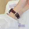 Adequado para Xiaomi Mi Band 9 Pro, 8 Pro, pulseira versátil de couro estilo coreano da moda para Redmi 654, pulseira de relógio para homens e mulheres