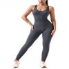 Mono Deportivo de Yoga con Estampado de Leopardo Transfronterizo Espalda Cruzada Escote en V Profundo para Mujer para Tensar el Abdomen y Levantar los Glúteos Mono Delgado