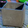 Vasos de Cerâmica para Horta sem Esmalte, Vasos Extra Grandes para Plantio de Árvores em Varandas, Caixas Quadradas de Cerâmica Escovada para Plantio de Vegetais