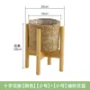 Soporte para Flores de Pie Estilo Escandinavo de Cruz para Macetas Balcón Sala de Estar Acuario Maceta Planta Potos Suculenta Planta en Maceta Soporte para Macetas Soporte para Flores
