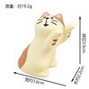 Zakka estilo japonês gato colheita de outono frutas batata doce caqui Damo gato bonito moda jogar decoração boneca enfeites