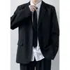 Traje Pequeño para Hombre Traje Moda Coreana Guapo Ins Calle Casual Traje Estilo Hong Kong Chaqueta Uniforme Dk