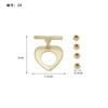 Coleção de Acessórios com Botões de Pérola Cobre Banhado Ouro Real Microincrustação Pulseira Colar DIY Feito à Mão Conexão em Espiral Fivela OT