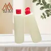 Garrafas de Plástico PE Personalizadas de 500ml Finas com Ombro Reto Podem Ser Equipadas com Vários Tipos de Tampas, Garrafas para Embalagem de Bebidas, Garrafas Vazias de Plástico de Grau Alimentício