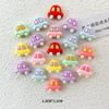 Mini tamaño pequeño Paraguas Brillante Coche Gafas Resina Accesorios DIY Uñas Infantiles Pasador Titular Teléfono Pegatina