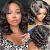 Peluca Africana de Venta Caliente con Encaje Frontal Peluca de Rulo Tamaño Mediano Peluca de Cabello de Longitud Media Tocado