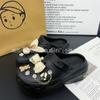 Nuevos Zapatos Croc Accesorios DIY Nuevo Conejo Lazo Relleno Flores para Zapatos Decorativas de Alta Gama Hebillas para Zapatos Removibles