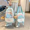 Estilo Universitario Japonés y Coreano ins Color Contraste Lindo Estudiantes de Secundaria Grados 3 a 6 Estilo Mori Fresco Mochila de Dos Piezas