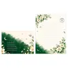 Conjunto Criativo de Papel de Carta Manuscrito com Ilustrações, Papel Timbrado Estético, Presente de Aniversário