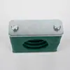 Abrazadera de plástico ligera para tubería, agujero único, placa base soldada galvanizada, abrazadera para tubería de aceite hidráulico marino para tubería de acero, Cable