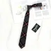 Corbata Azul Jk Chica Estilo Universitario Camisa Uniforme Versión Estrecha Slim Decorativa Cuadros Japoneses Dk Para Hombre Moderna Atada a Mano 6cm