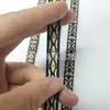 1,2cm Estilo Étnico Colorido Jacquard de Poliéster Rombos Fita Retrô Decoração de Casa Cinta para Mala Moda