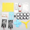 Pacote de Peças de Montagem de Carro Pequeno Pacote de Engrenagens Plásticas Eixos de Motor Engrenagens de Acionamento Cremalheira Módulo 0.5 DIY Feito à Mão