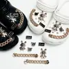 Amuletos para Zapatos Croc, Accesorios para Mujer, Clips para Zapatos DIY, Decoraciones 3D con Pedrería, Clips Desmontables, Estilo de Moda de Influencers