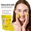 Almofadas de Limpeza de Cúrcuma Estilo Tk Europeu e Americano Transfronteiriças para Cuidados Faciais, Limpeza Profunda, Esfoliação, Clareamento e Rejuvenescimento da Pele com Pads de Algodão com Ácido Kojico