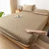Juego de Sábana Bajera de Tejido Waffle Clase A, Pieza Única, Funda de Colchón Engrosada, Protector de Colchón Simmons, Juego de Tres Piezas, Nuevo Modelo 2025